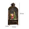 Lighted Christmas Snow Globe Lantern Crafts USB Powered Night Light Christmas Music Box for Indoor Window Holiday Xmas Wedding