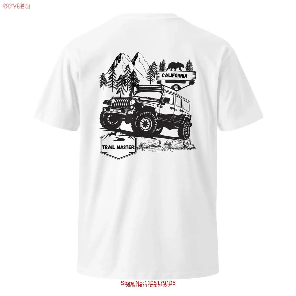 Trail Master Premium T Shirt Vintage Streetwear Breathable Versatile Graphic Designer Clothes Stylish Slightly Soft