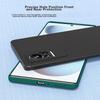 HotFire Compatible with Xiaomi Civi Phone Case, Xiaomi Civi 1s Protective Cover, Upgraded Lens Anti-Drop Matte Soft Silicone Case - Dark Night Gree