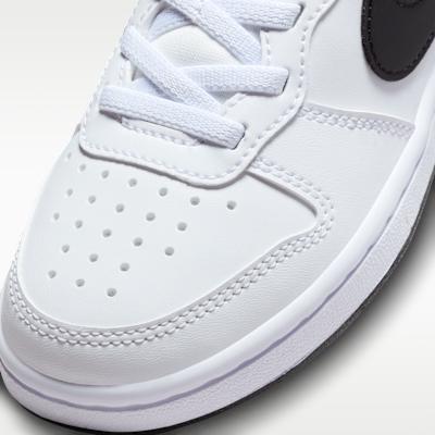 Nike Court Borough Low Recraft White Black (PS)