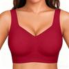 European Hot Selling Leopard Print Seamless Wireless Jelly Cup Bra Plus Size Comfort Daily Intimates for Women