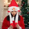 Weihnachten 2025 Niedrige Nikolaus & Rentier Bewegliche Mütze - Cartoon Partykostüm Kopfbedeckung für Erwachsene & Kinder