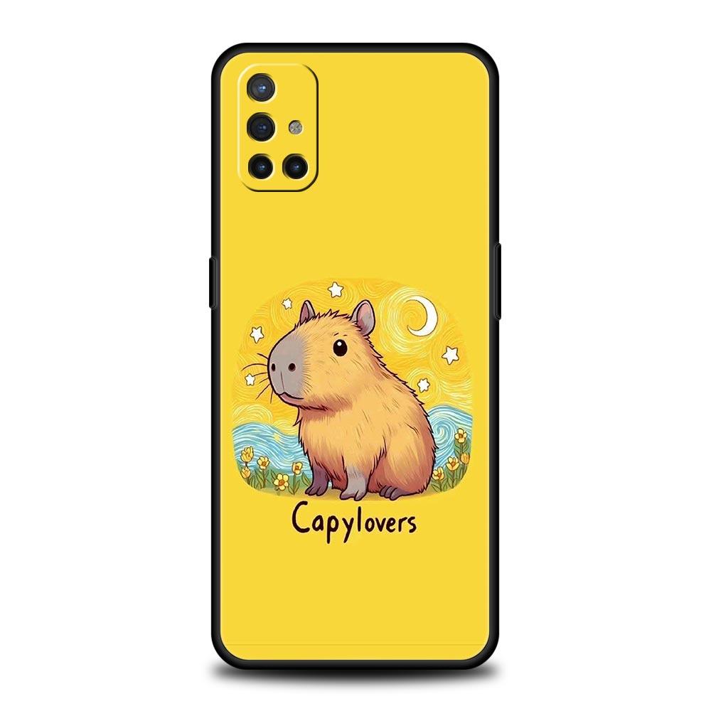 Anime Capybara Porpoise Phone Case For OnePlus 13 12 11 10 9 8 7T Pro 13R 12R 10R 9RT 8T Nord N200 N30 2T CE 2 3 5G Lite Cover