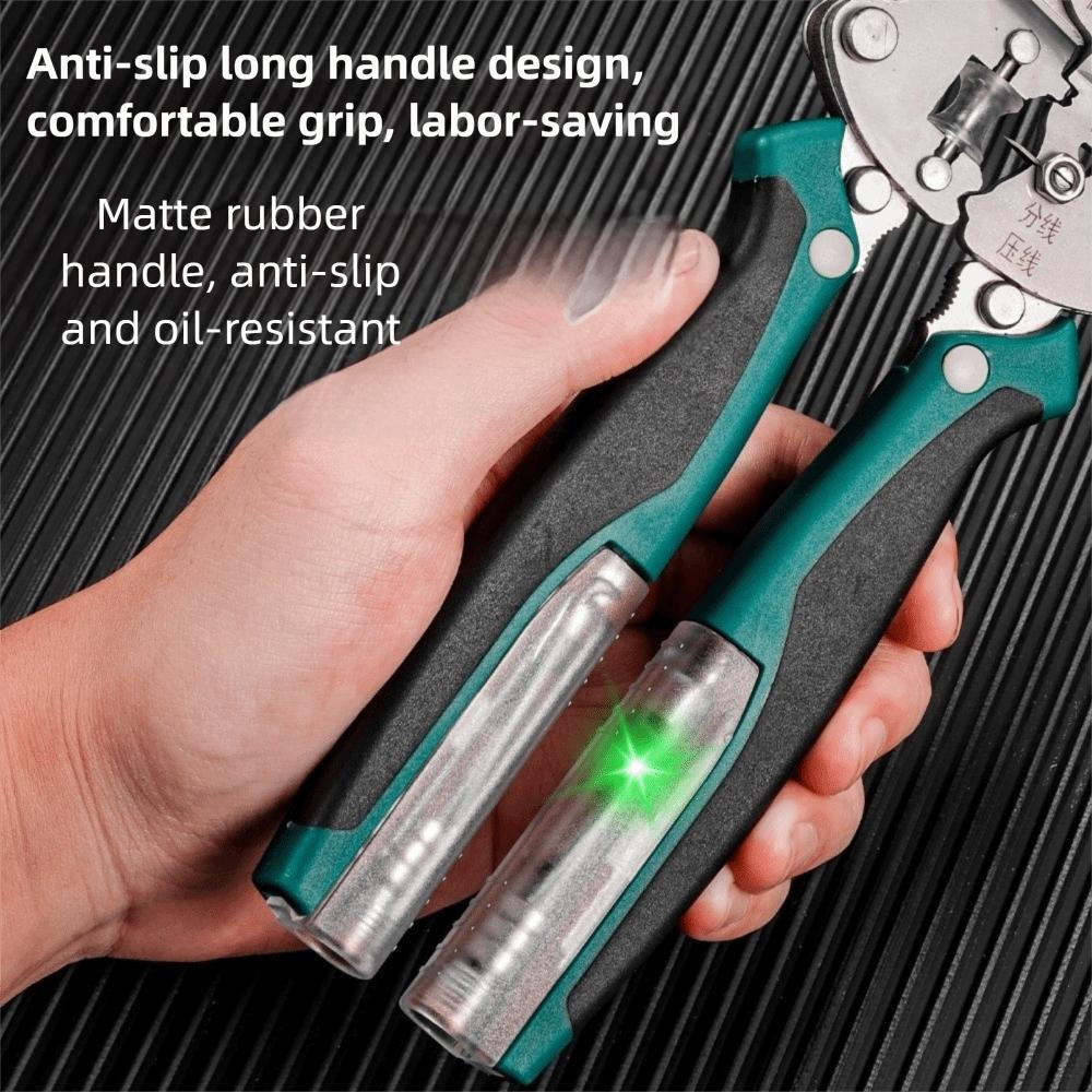 18 IN 1 Multifunctional Stripping Pliers Foldable Cable Cutting Electrician Crimping Pliers Dual Electrical Test Wire Winding