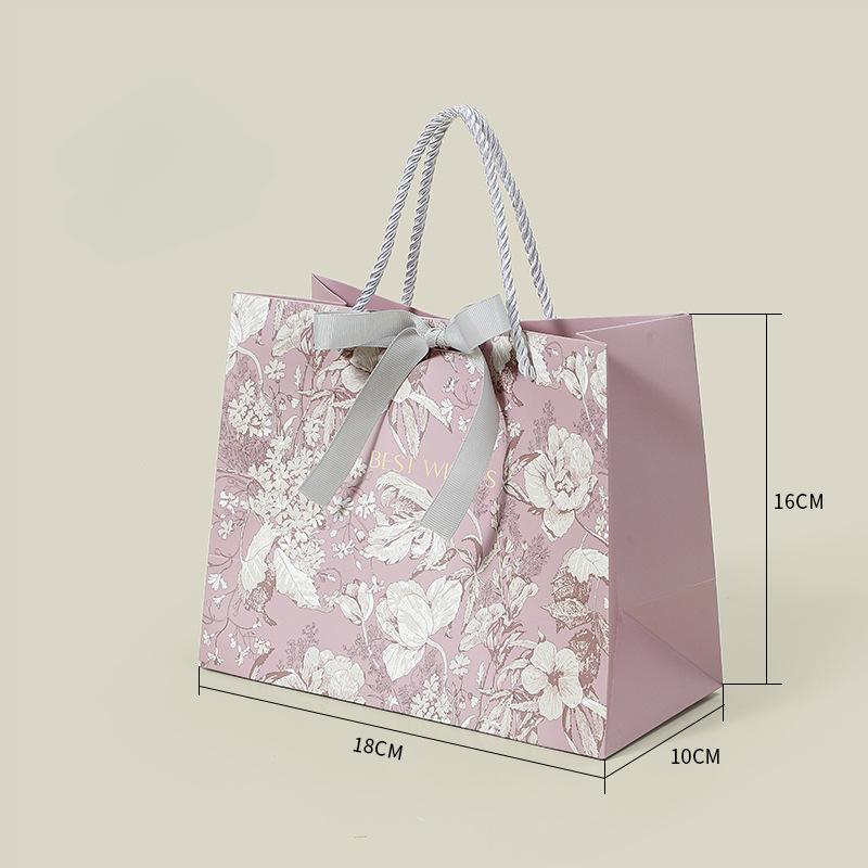 

10 шт./лот Портативный подарочный пакет для Рождества/свадьбы/детского праздника/дня рождения Подарочная упаковка Коробка для украшения вечеринки 10pcs&18x10x16cm розовый