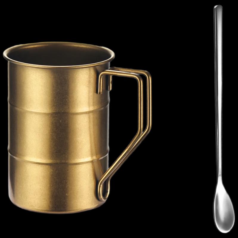 Vintage Steel Coffee Mug