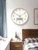 Ultra-quiet 6514 Silent Sweep Wall Clock for Living Room – Simple Quartz Design