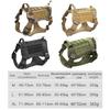 Outdoor Tactical Dog Harness with Leash, Vest & Clothing - Nylon Military Training Gear