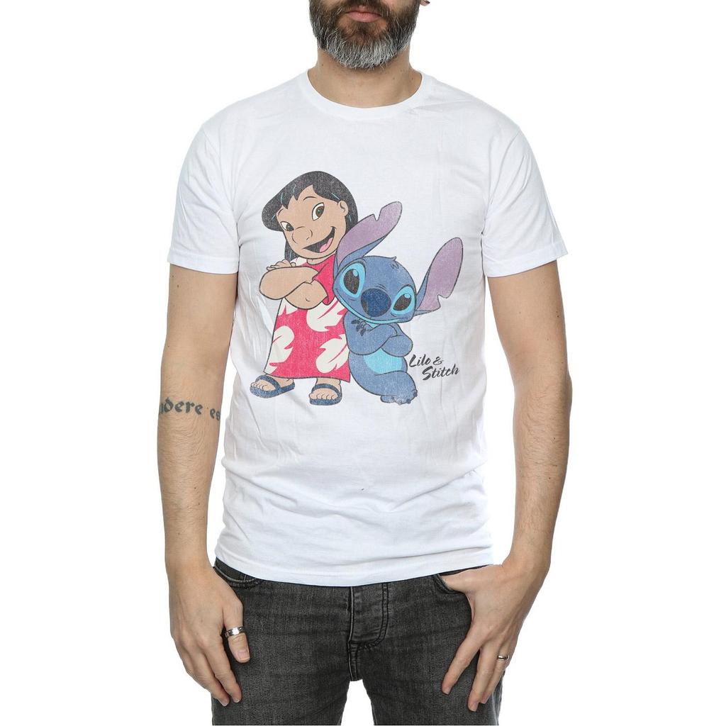 Lilo & Stitch Mens Classic Cotton T-Shirt