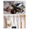Belt Organizer S Shaped Hook Rust-Proof Belt Storage Hooks For Scarves Purse Bags Accessories Tank Top Hats Apartment Dorm