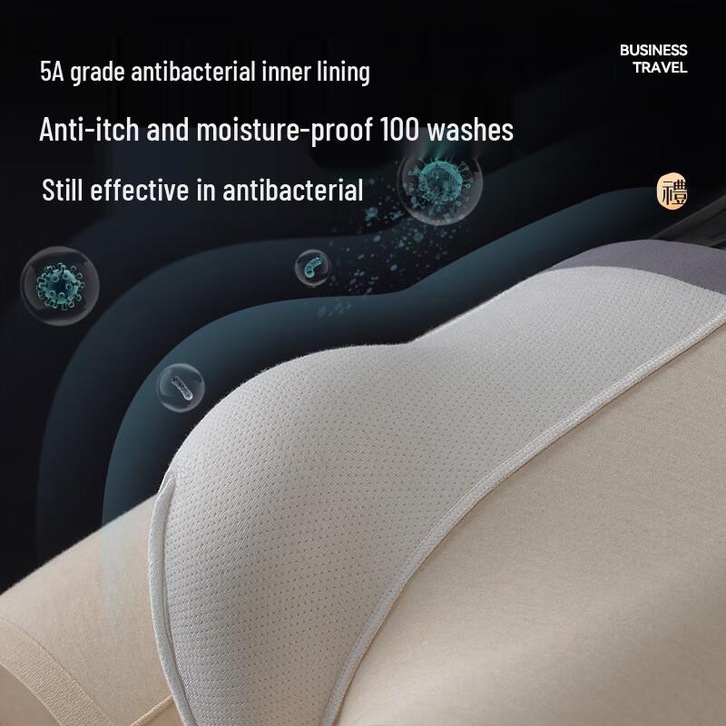 Jinxingji Men's Natural Cotton Boxer Briefs