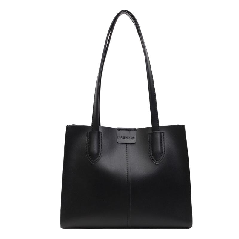 Retro Texture Winter New Korean Version Tote Student Simple Fashion Portable Large Capacity Single-shoulder Underarm Bag for Women