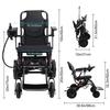 Electric Wheelchair, Lightweight Electric Wheelchair for Adults, Motorized Portable Wheelchair with 500W Motors,12 Miles (UK