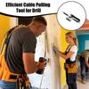 Wire Puller Heavy-Duty Handheld Wiring Tools 8mm Wire Tugger for Electrician for Pipe Narrow Spaces Wall Underground Data Center