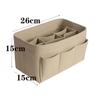 Felt Cloth Handbag Organizer Insert Bag Travel Makeup Organizer Inner Purse Portable Cosmetic Bags Fit Various Brand Bags