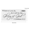 Adhesive Quote Motto Wall Sticker Bedroom Living Room Wall Decal Home Decoration