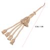 0.5m E27 Vintage Hemp Rope Ceiling Light Base Pendant Lamp Bulb Holder 85-265V (3*holder)