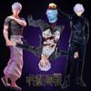 17-19CM Anime Jujutsu Kaisen Gojo Fushiguro Megumi Figure Three Model Toys Gift Collection Decoration PVC