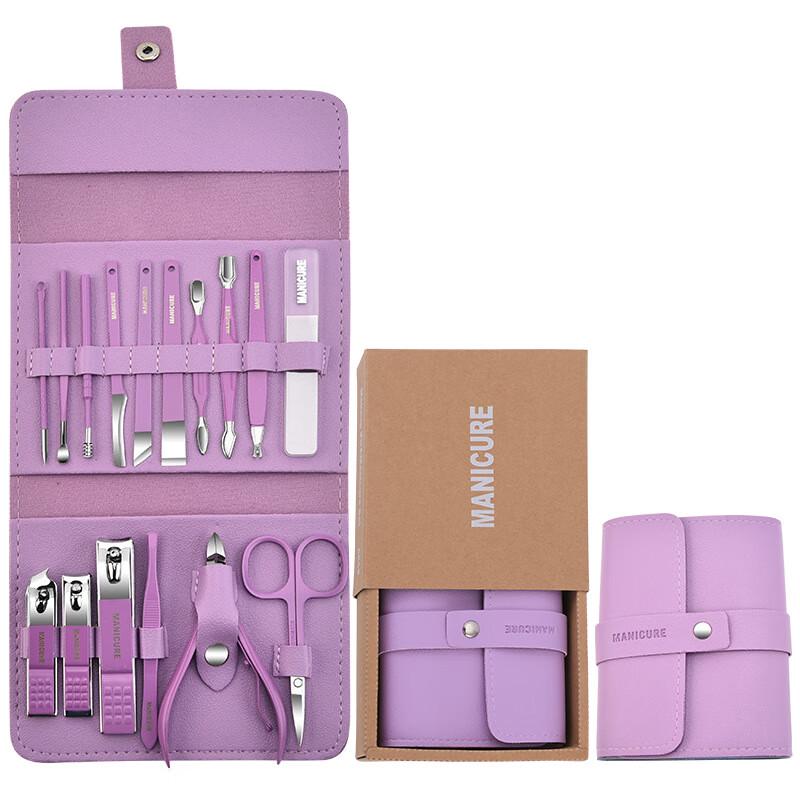 DOOKOO 16-Piece Stainless Steel Nail Clipper Set