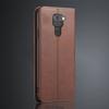 Magnetische Anziehungskraft Ledertasche für Xiaomi Redmi Note 9 6,53" Holster Flip Cover Case Brieftasche Handytaschen Fundas Coque