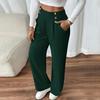 Lightweight Casual Loose Trousers for Women Business Work Pants with Pockets