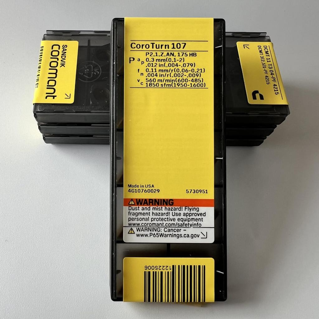 SANDVIK / DCMT11T304-PF 4215 / Original Swedish hard alloy blade 10 Pcs