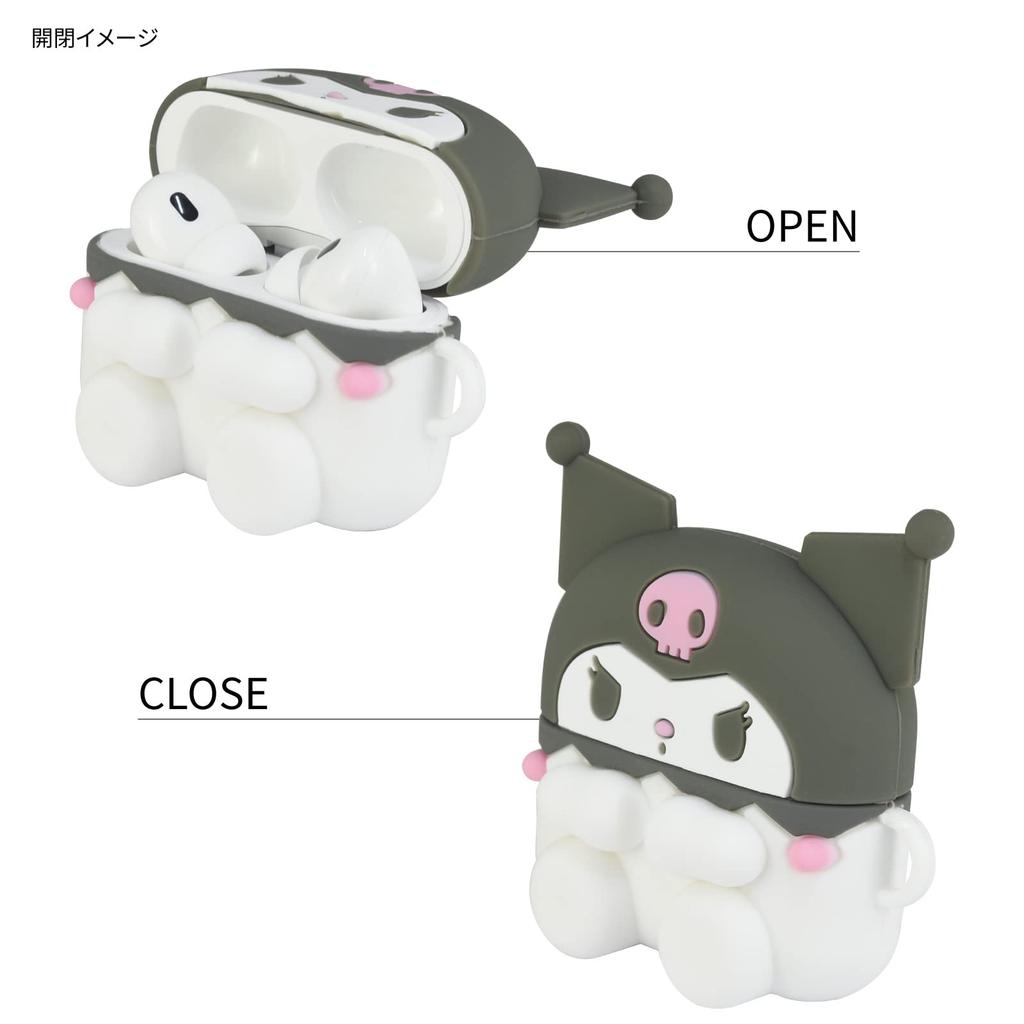 Gourmandies Sanrio Characters AirPods Pro AirPods Pro Compatible Silicone Case Kuromi (2nd Generation) / SANG-274KU