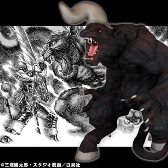 Character Figure Berserk Immortal Zodd Apostle Form One-horn Ver. RED Made Soft Vinyl Approximately 300mm Tall Pre-painted Finished Product.