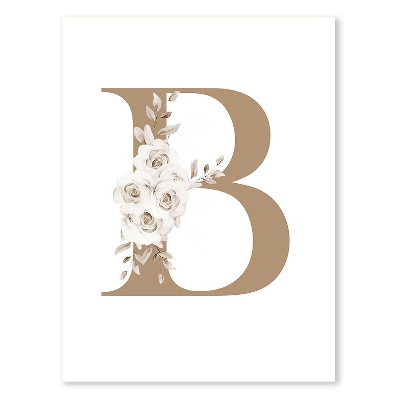 Customize Baby Name Posters Boho Bear Rainbow Sun Wall Art Nursery Canvas Painting and Prints Pictures for Kids Bedroom Decor