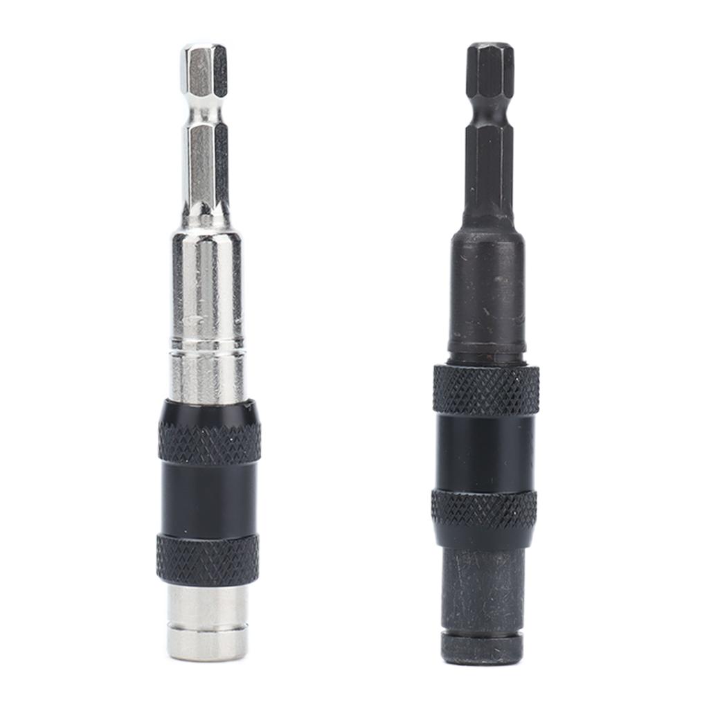 Buy Impact Tough Quick Release Bit Holder Self Locking Screwdriver Extension Rod 1/4in Hex Shank
