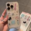 Zelené jablko DIY samolepka pro pouzdro na mobilní telefon Apple 11Promax 11promax vysoká průhlednost velký otvor odolné proti výbuchu IP11