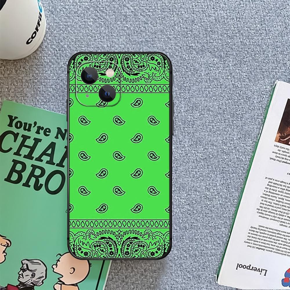 Bandana Fashion Kerchief Phone Case Cover Coque For Iphone Xiaomi Mi Samsung Galaxy Redmi Note A S 11 12 13 14 15 22 23 24 5G Pro Plus Max Fe Ultra