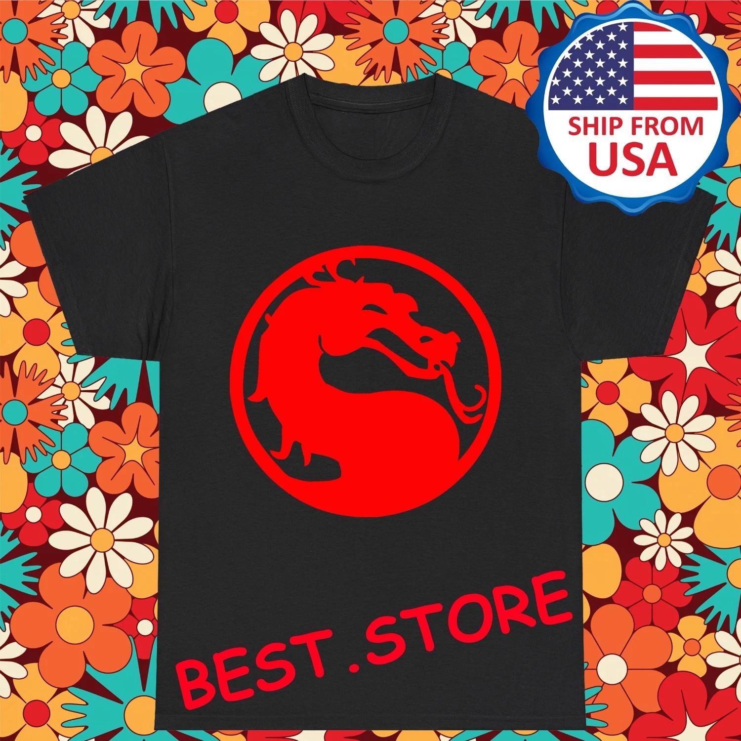 Mortal Kombat Video Game Men s Black Size S-5XL S