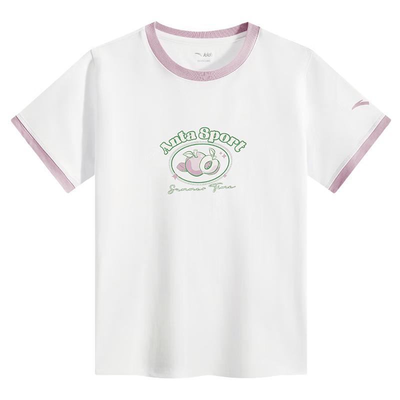 Anta Kids' Fruit Graphic Girls' Short Sleeve T-Shirt