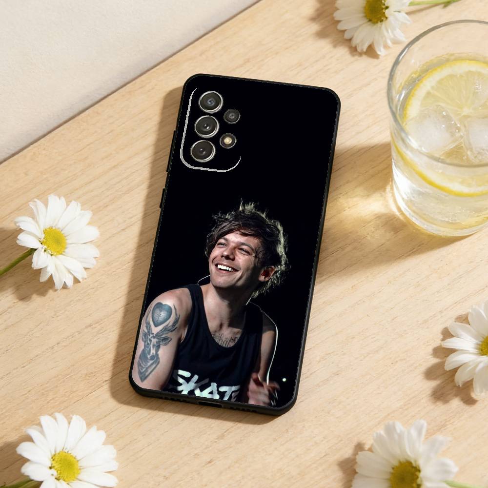 T-Tomlinson Brit Pop Style Phone Case For Samsung S25,S24,S21,S22,S23,S30,Ultra,S20,Plus,Soft Black Shell