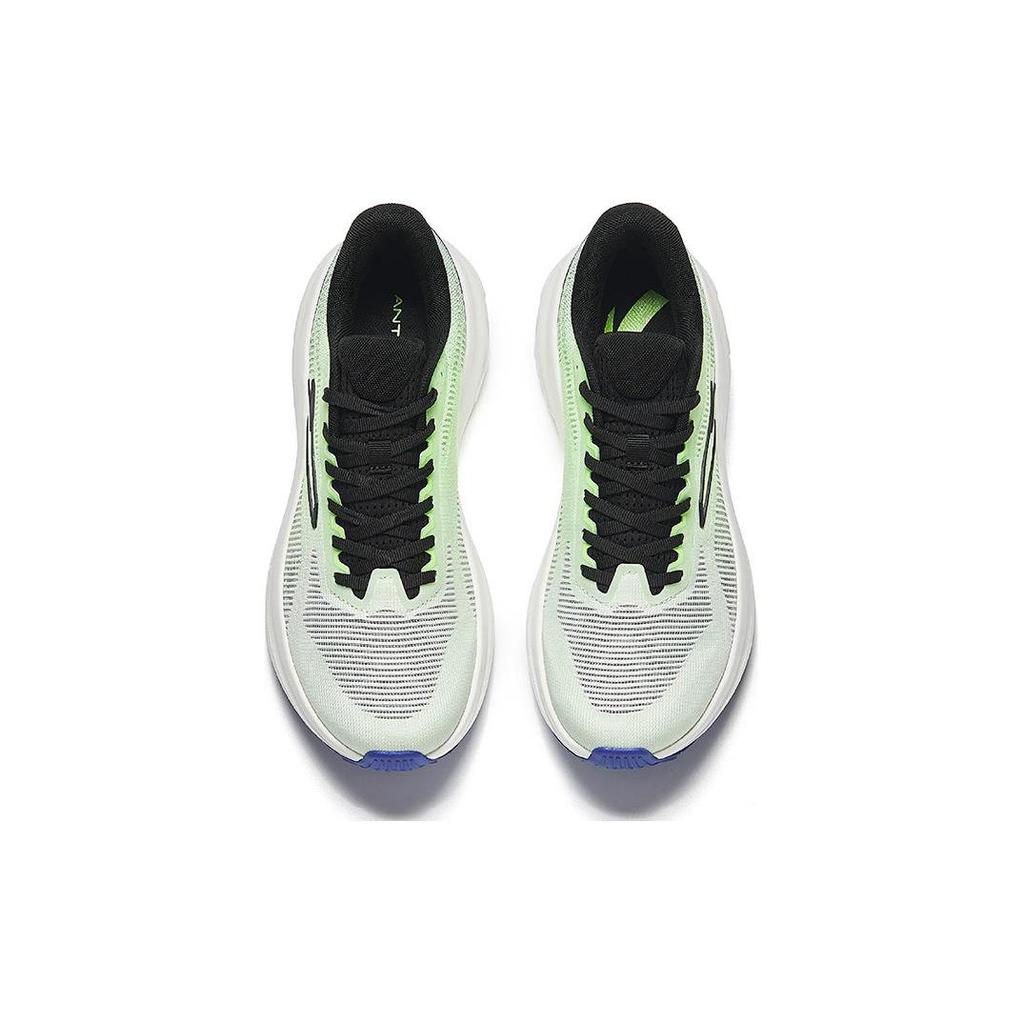 Anta Linfeng Shock Absorption Non-Slip Low-Top Running Shoes Men Sneakers White Green Blue 912425530-2