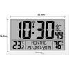 Horloge murale - Technoline - WS 8016 - Radio-pilotée - Affichage température - 2 alarmes