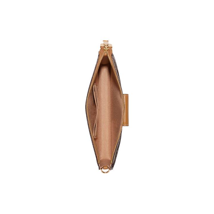 New COACH Canvas With Smooth Leather Combo Bag, Small Card Holder, 2 In 1 Crossbody Bag Trumpets Women's CA843-IMRFI