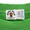 BABY MILO Made In Japan Print Long Sleeve Sweat A BATHING APE Sweatshirt Kid's Used