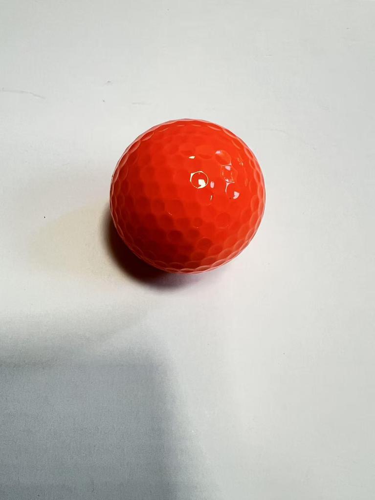 Two-Layer Colored Golf Practice Ball for Putting Green Training