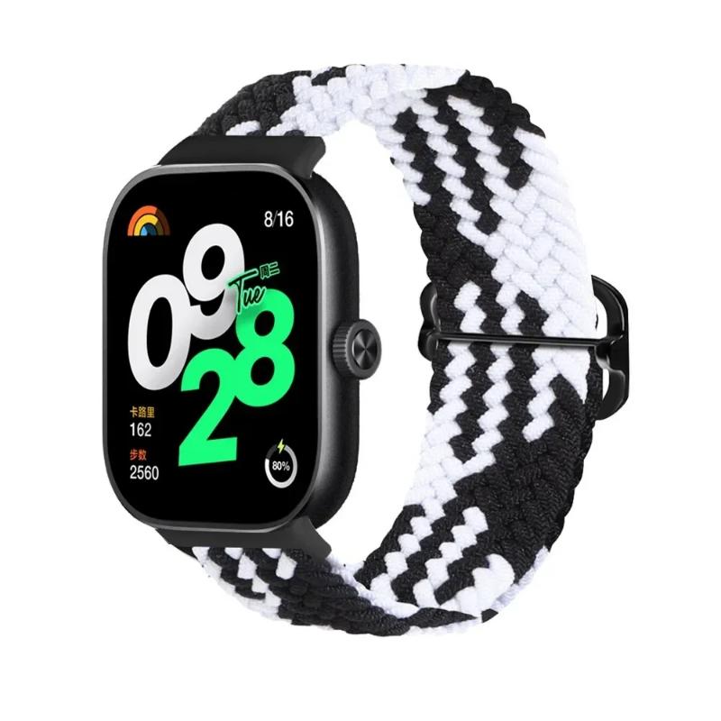 Nylon Strap For Xiaomi Mi Band 7 9 8 Pro Elastic adjustable Braided solo loop Replacement belt Bracelet Correa Redmi watch 4 5 6