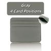 Business Anti-theft Brush PU Leather Card Slim ID and Bank Card Holder Wallet Protective Case Coin Card Holder Pouch