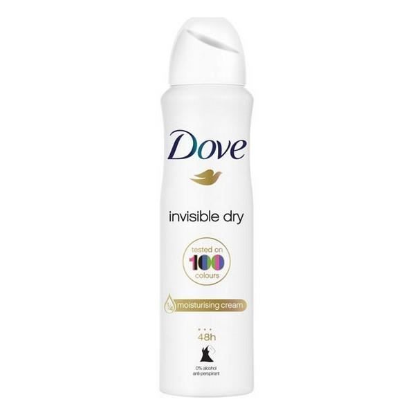 Deodorant - DOVE - Invisible - 200 ml - Anti-Flecken - 48H ohne Alkohol
