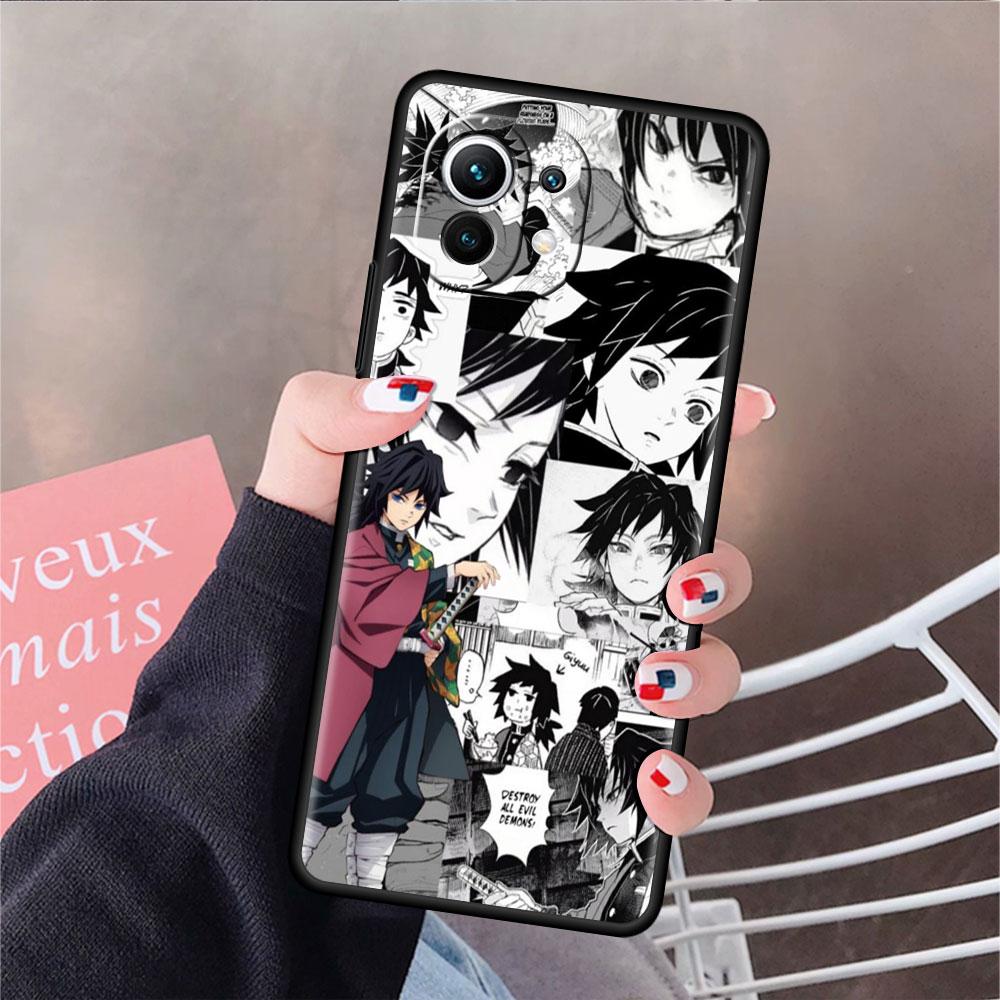 

Черный силиконовый чехол для телефона Xiaomi Mi 12 11 Lite 11T 9T 10T 12S Pro Ultra Note 10 Lite 9 Чехол Fundas Kimetsu Demon Slayer Xiaomi Mi 9T(9T Pro)