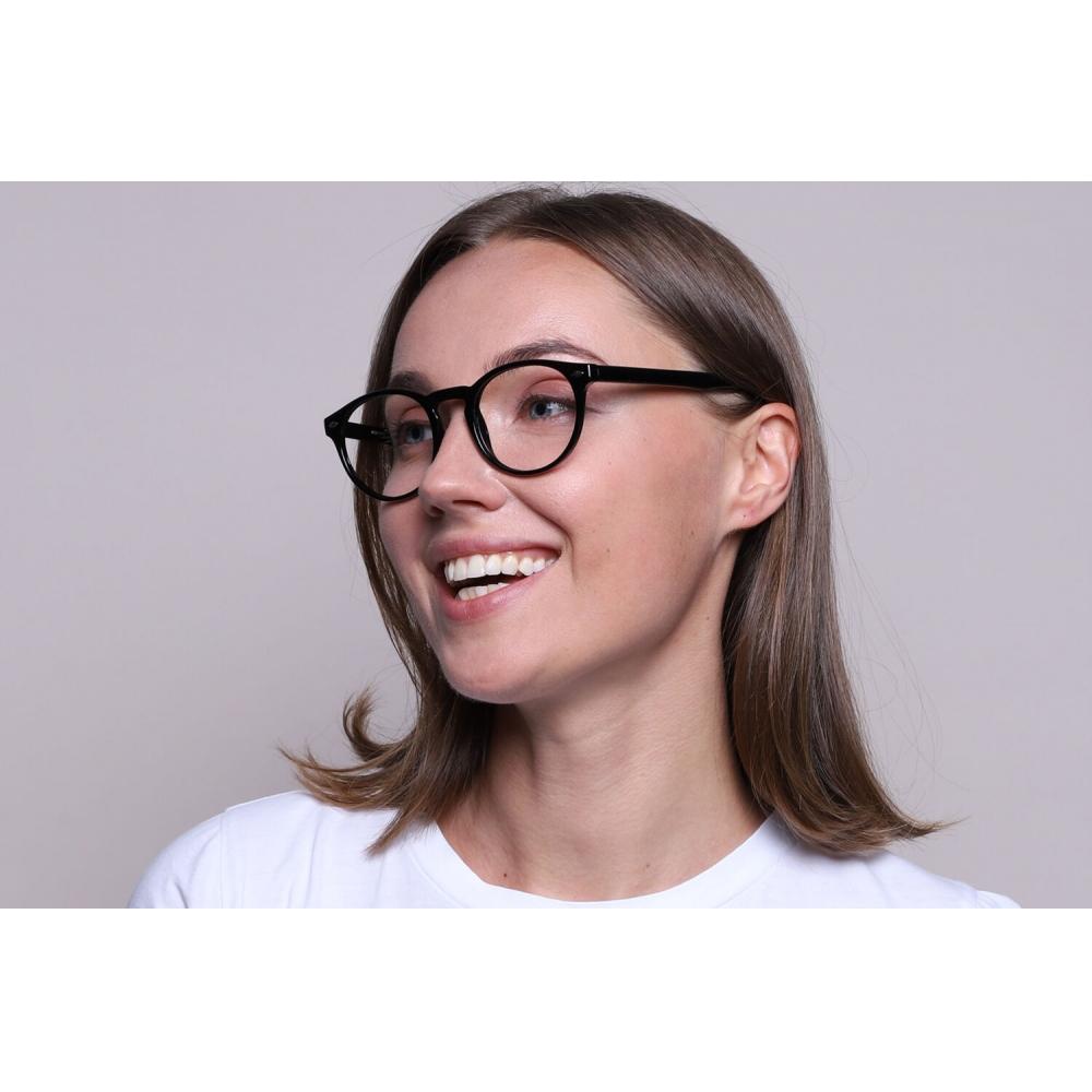 Full Rim Oval Black Smartbuy Collection Louise Cp148a Fashion Unisex Eyeglasses