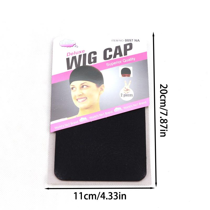 2 Pieces/Pack Wig Cap Hair Net For Weave Hairnets Wig Nets Stretch Mesh Cap For Making Wigs Free Size Wig Accessories Tools