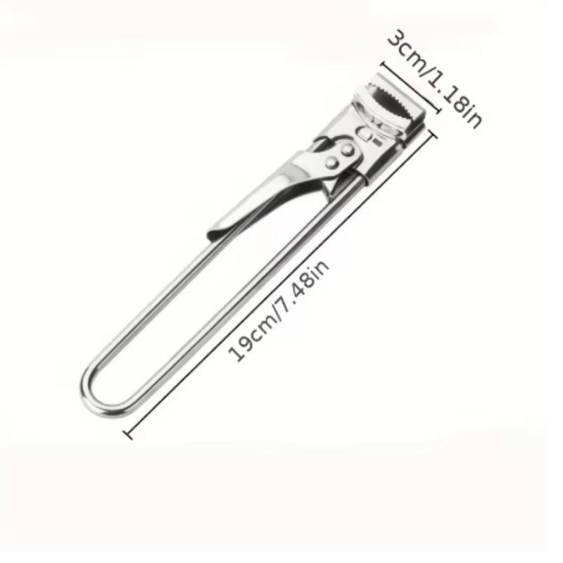 Adjustable Multifunctional Stainless Steel Bottle Opener Stainless Steel Lid Opener Labor-saving Bottle Opener Kitchen Tool
