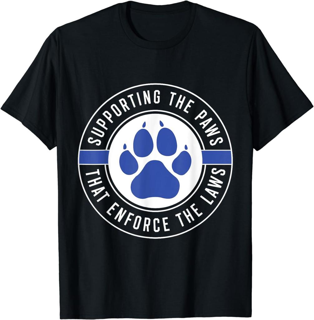 NEW LIMITED K9 Police Officer Support Law Enforcement T-Shirt Mens Womens Tees Top Tops Tee