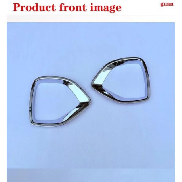ABS Chrome Silver Front Fog Light Lamp Frame Trim For Suzuki Fronx 2024-2025
