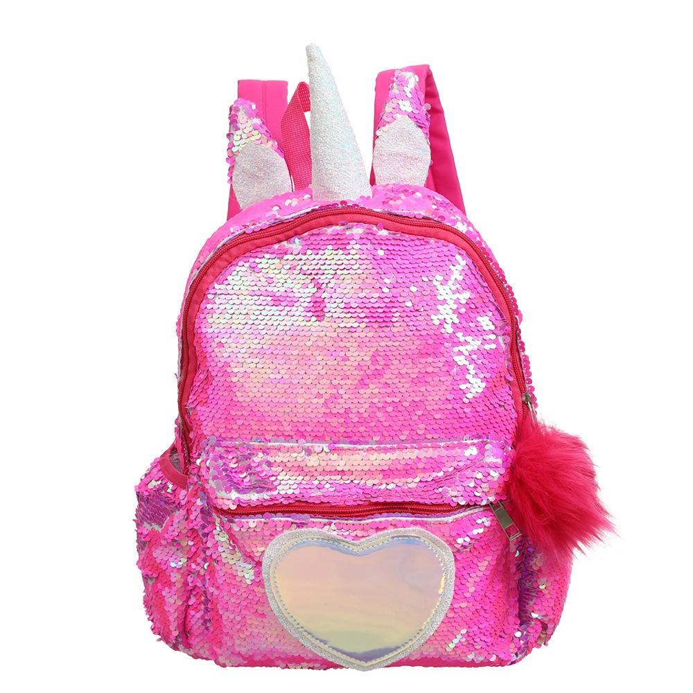 Children Small Backpack Cartoon Cute Large School Bags For Kids Girls Sequins Backpacks Schoolbags Baby Travel Backpack Mochila